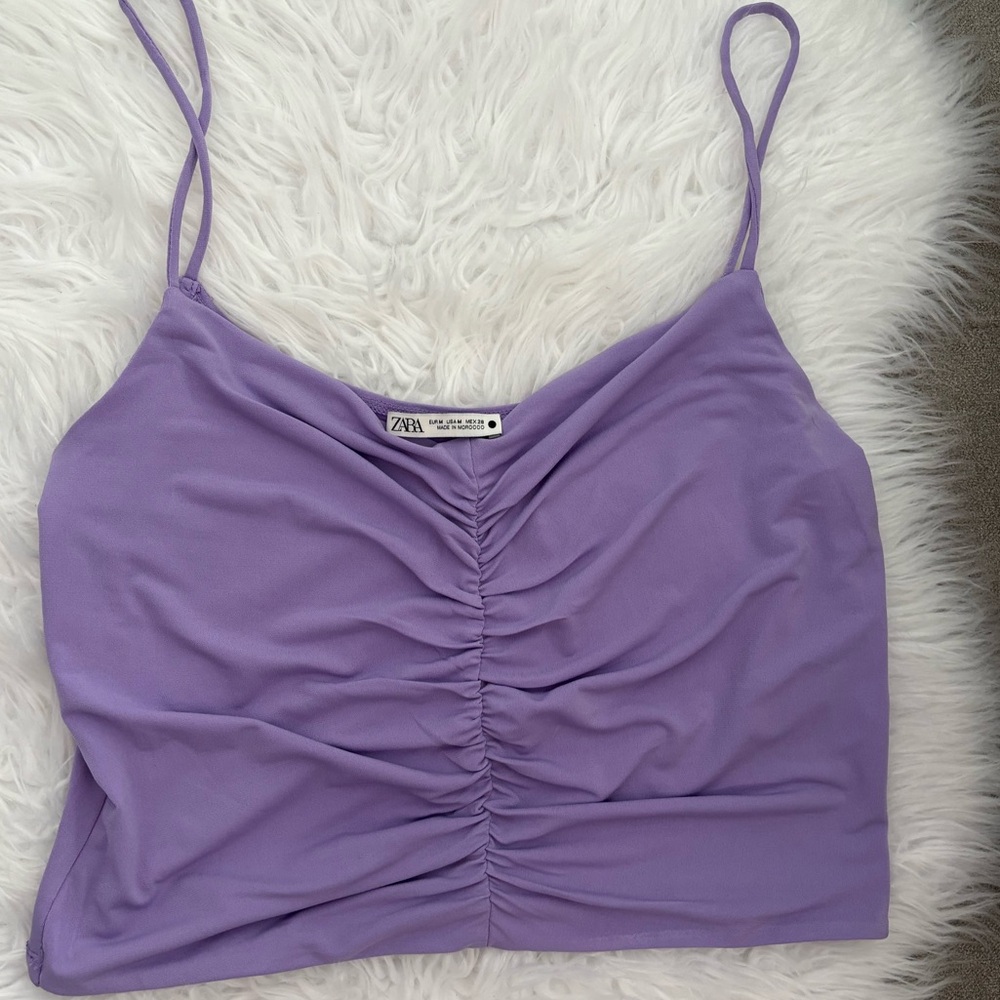 Zara Ribbed Tank Top